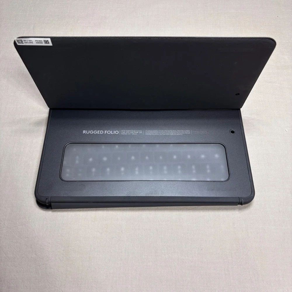 Logitech Rugged Folio iPad Keyboard Case Charcoal Grey YU0073 Smart Connector